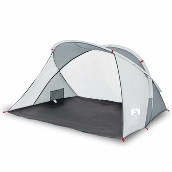 Strandtent 2-persoons pop-up waterdicht grijs 4