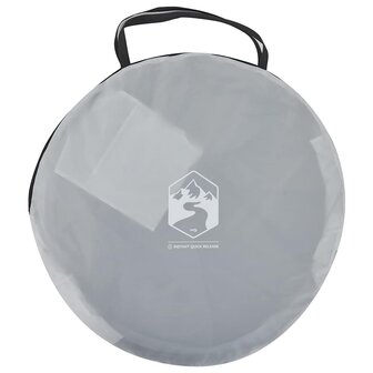 Strandtent 2-persoons pop-up waterdicht grijs 8