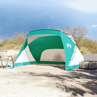 Strandtent 274x178x170/148 cm 185T polyester zeegroen 3