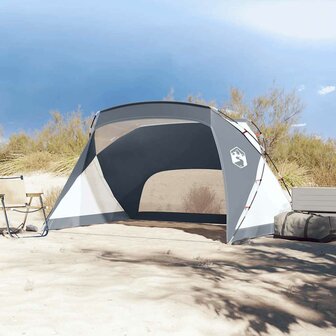 Strandtent 274x178x170/148 cm 185T polyester grijs 3