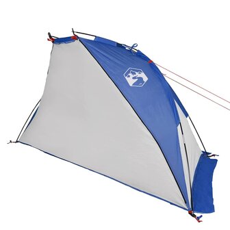 Strandtent 268x223x125 cm 185T polyester azuurblauw 5