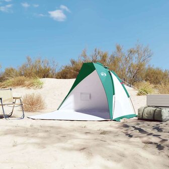 Strandtent 268x223x125 cm 185T polyester zeegroen 3
