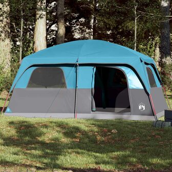 Gezinstent 10-persoons waterdicht blauw 1