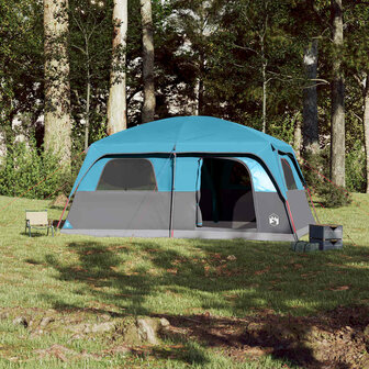 Gezinstent 10-persoons waterdicht blauw 3