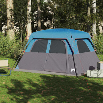 Gezinstent 6-persoons waterdicht blauw 3