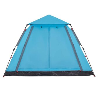 Koepeltent 5-persoons snelontgrendeling blauw 9