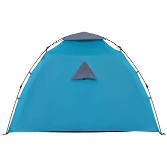 Koepeltent 4-persoons snelontgrendeling blauw 8