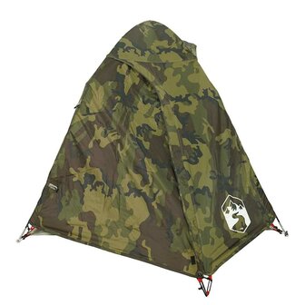 Koepeltent 2-persoons waterdicht camouflage 7
