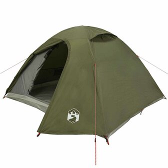 Koepeltent 4-persoons waterdicht olijfgroen 4