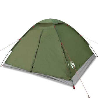 Koepeltent 4-persoons waterdicht olijfgroen 2