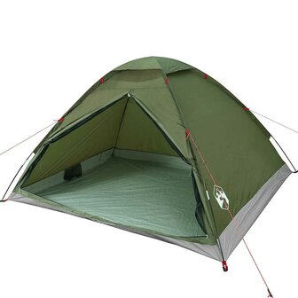 Koepeltent 4-persoons waterdicht olijfgroen 4
