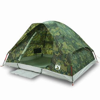 Koepeltent 2-persoons waterdicht camouflage 2