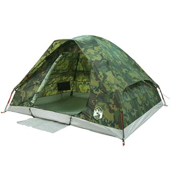 Koepeltent 2-persoons waterdicht camouflage 4