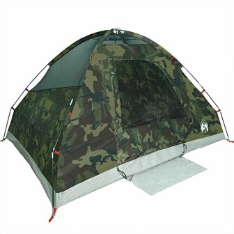 Koepeltent 2-persoons waterdicht camouflage 5