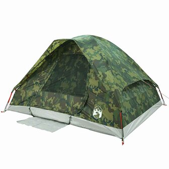 Koepeltent 2-persoons waterdicht camouflage 6