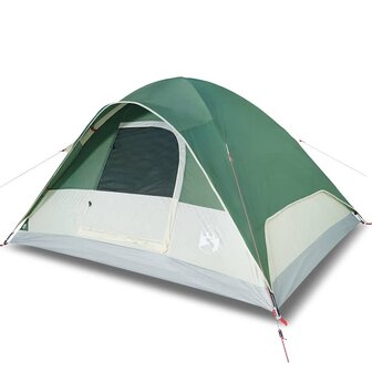 Koepeltent 6-persoons waterdicht groen 2