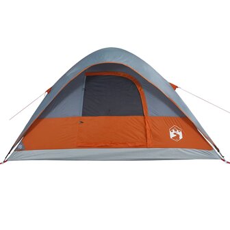Koepeltent 6-persoons waterdicht oranje 6