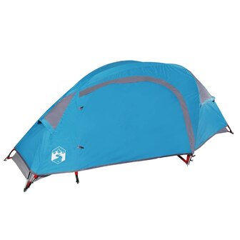 Koepeltent 1-persoons waterdicht blauw 5
