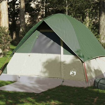Koepeltent 4-persoons waterdicht groen 1