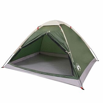 Koepeltent 4-persoons waterdicht groen 3