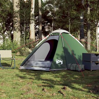 Koepeltent 4-persoons waterdicht groen 4