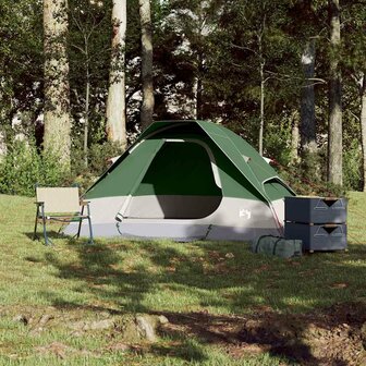 Koepeltent 2-persoons waterdicht groen 3