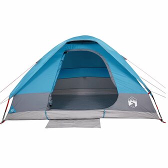 Koepeltent 2-persoons waterdicht blauw 6