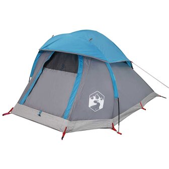 Koepeltent 1-persoons waterdicht blauw 5