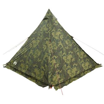 Tipitent 6-persoons camouflage waterdicht 8