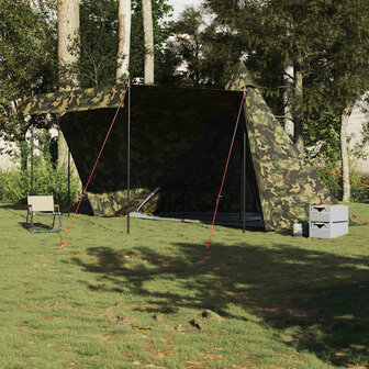Tipitent 6-persoons camouflage waterdicht 3