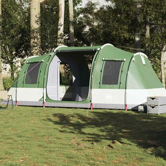 Tunneltent 4-persoons waterdicht groen 1