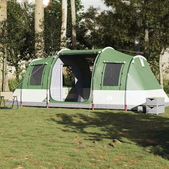 Tunneltent 4-persoons waterdicht groen 3