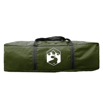 Tunneltent 4-persoons waterdicht groen 8