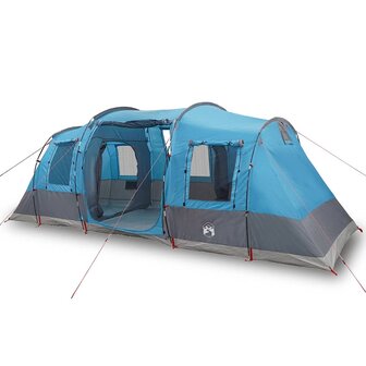 Tunneltent 4-persoons waterdicht blauw 2