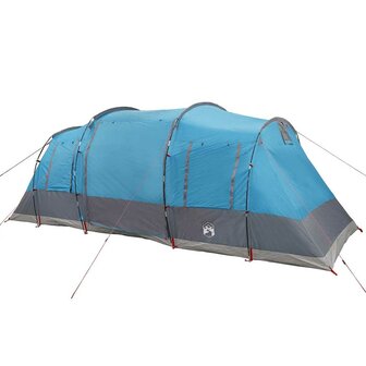 Tunneltent 4-persoons waterdicht blauw 5