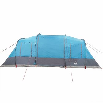 Tunneltent 4-persoons waterdicht blauw 7