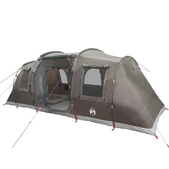 Tunneltent 4-persoons waterdicht bruin 3