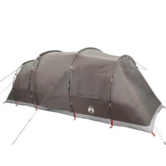 Tunneltent 4-persoons waterdicht bruin 5