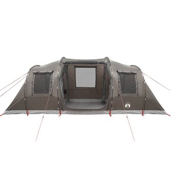 Tunneltent 4-persoons waterdicht bruin 6