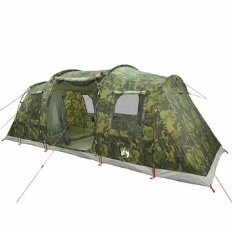Tunneltent 4-persoons waterdicht camouflage 3