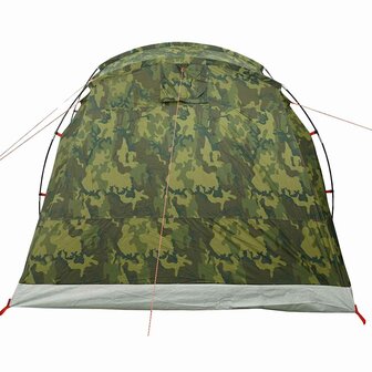 Tunneltent 4-persoons waterdicht camouflage 9
