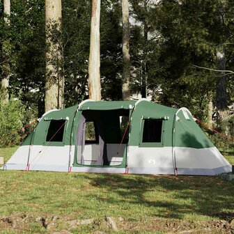 Tunneltent 6-persoons waterdicht groen 1