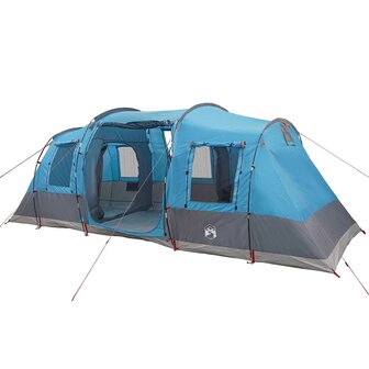Tunneltent 6-persoons waterdicht blauw 5