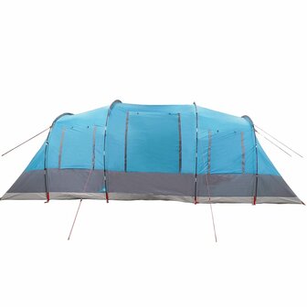Tunneltent 6-persoons waterdicht blauw 9