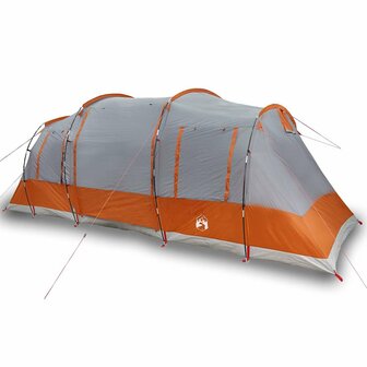 Tunneltent 6-persoons waterdicht grijs 2