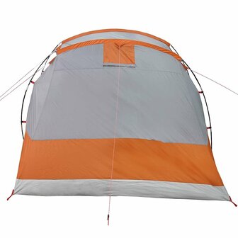 Tunneltent 6-persoons waterdicht grijs 8
