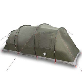 Tunneltent 6-persoons waterdicht olijfgroen 2