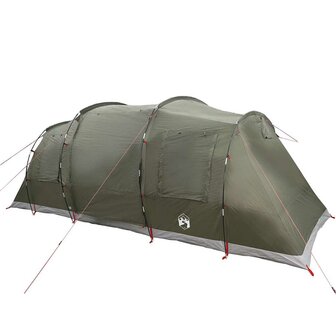 Tunneltent 6-persoons waterdicht olijfgroen 3