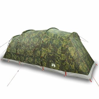 Tunneltent 6-persoons waterdicht camouflage 2