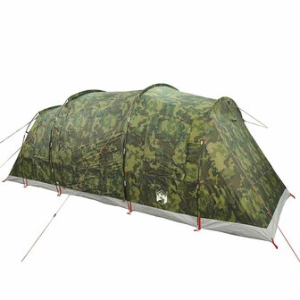 Tunneltent 6-persoons waterdicht camouflage 3